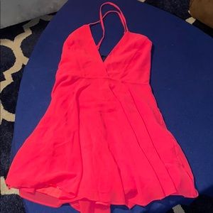 Hot pink Bebe dress